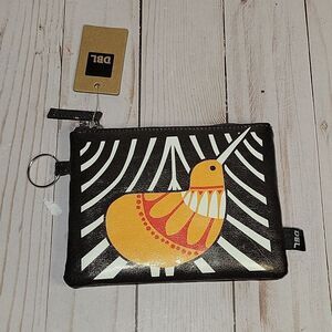 DBL Scandinavian Kiwi Coin Purse pouch  NWT